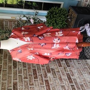 Emory Park Floral Kimono Cardigan, Size L